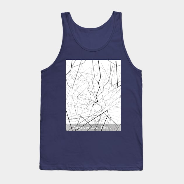 Ah yes, enslaved lines Tank Top by SquishyPuffins